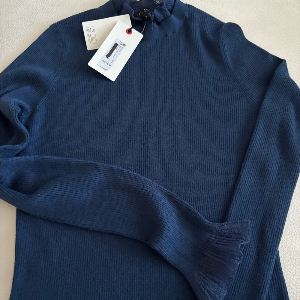 Ted Baker Navy Blue Sweater - Picture 2 of 9